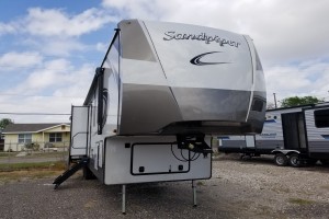 New 2023 Forest River Sandpiper 3550BH Fifth Wheel