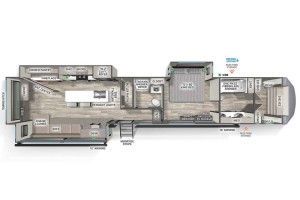 Incoming 2026 Forest River Sandpiper 3900HBLR Fifth Wheel