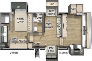 Incoming 2026 Palomino Columbus 388FKH Fifth Wheel