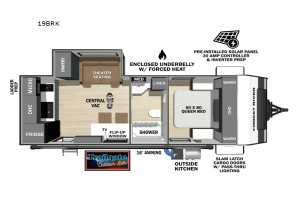 New 2026 Forest River IBEX 19BRK Travel Trailer