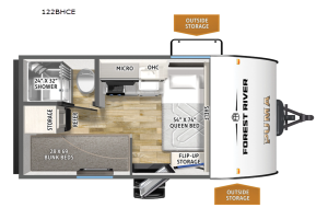 Incoming 2026 Palomino PUMA CAMP EDITION 122BHCE Travel Trailer