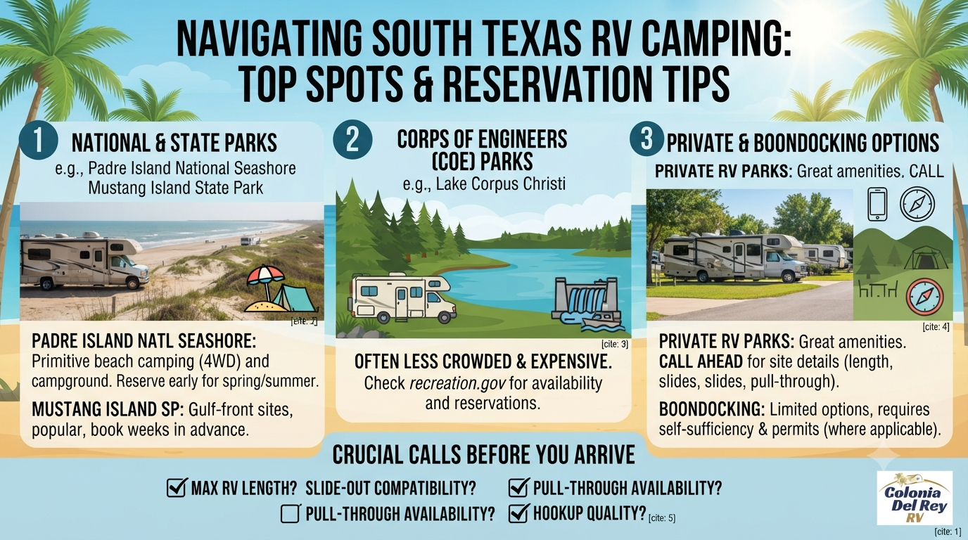 How to Find the Best RV Campsites in South Texas — Colonia Del Rey RV Blog
