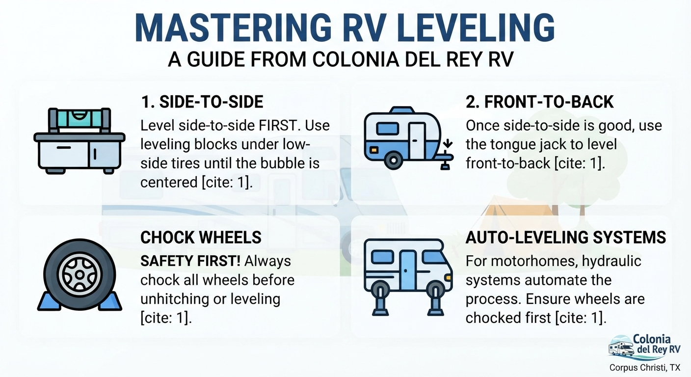 How to Level Your RV Like a Pro — Colonia Del Rey RV Blog