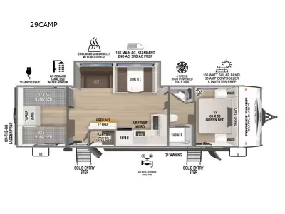 New 2027 Forest River SURVEYOR CAMP SERIES 27CAMP for sale in Corpus Christi, TX