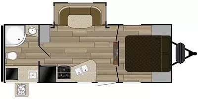 Used 2016 CRUISER MPG 2250RB floorplan layout