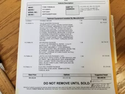 New 2027 Forest River PUMA CAMPING EDITION 32BHFS — photo 29