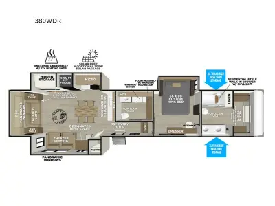 2026 Forest River Wildwood Heritage Glen 380WDR for sale in Corpus Christi, TX