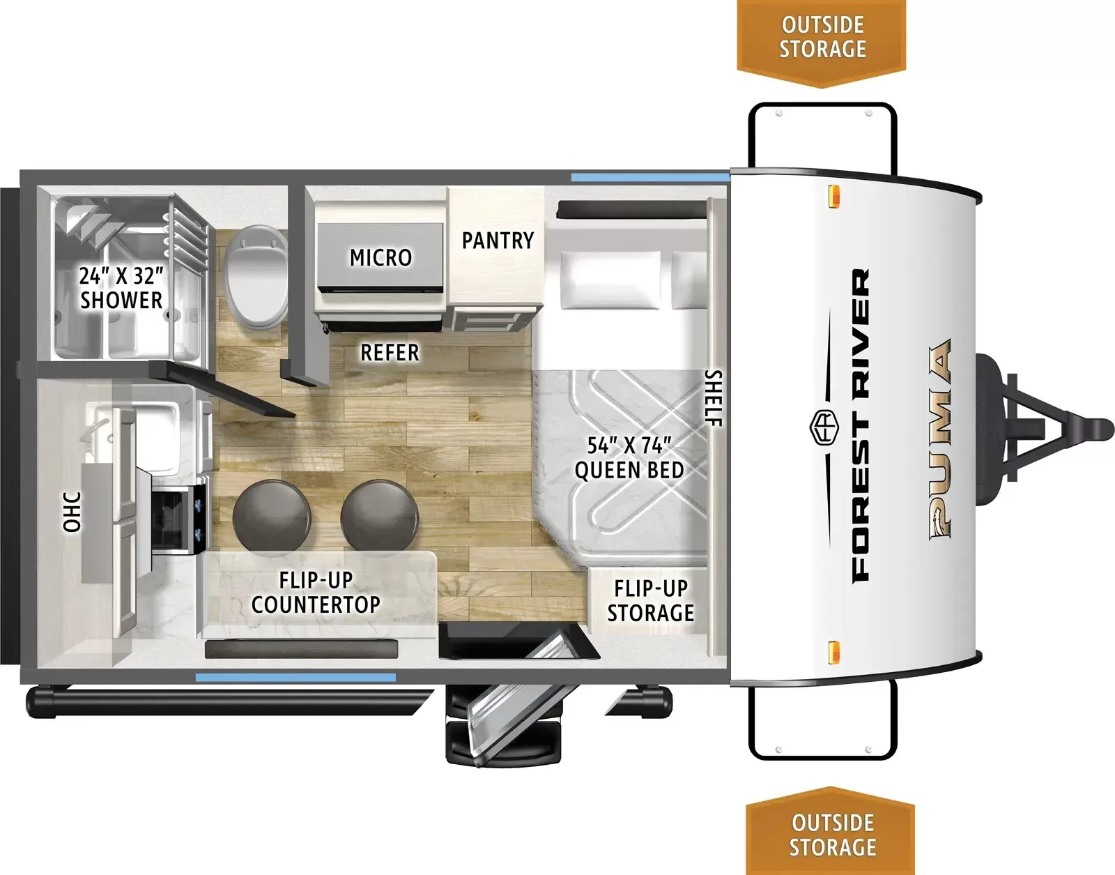 2027 Forest River 120rkce Travel Trailer for sale at Colonia Del Rey RV in Corpus Christi, TX