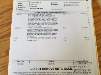 New 2027 Forest River PUMA CAMPING EDITION 18BHCE — photo 20