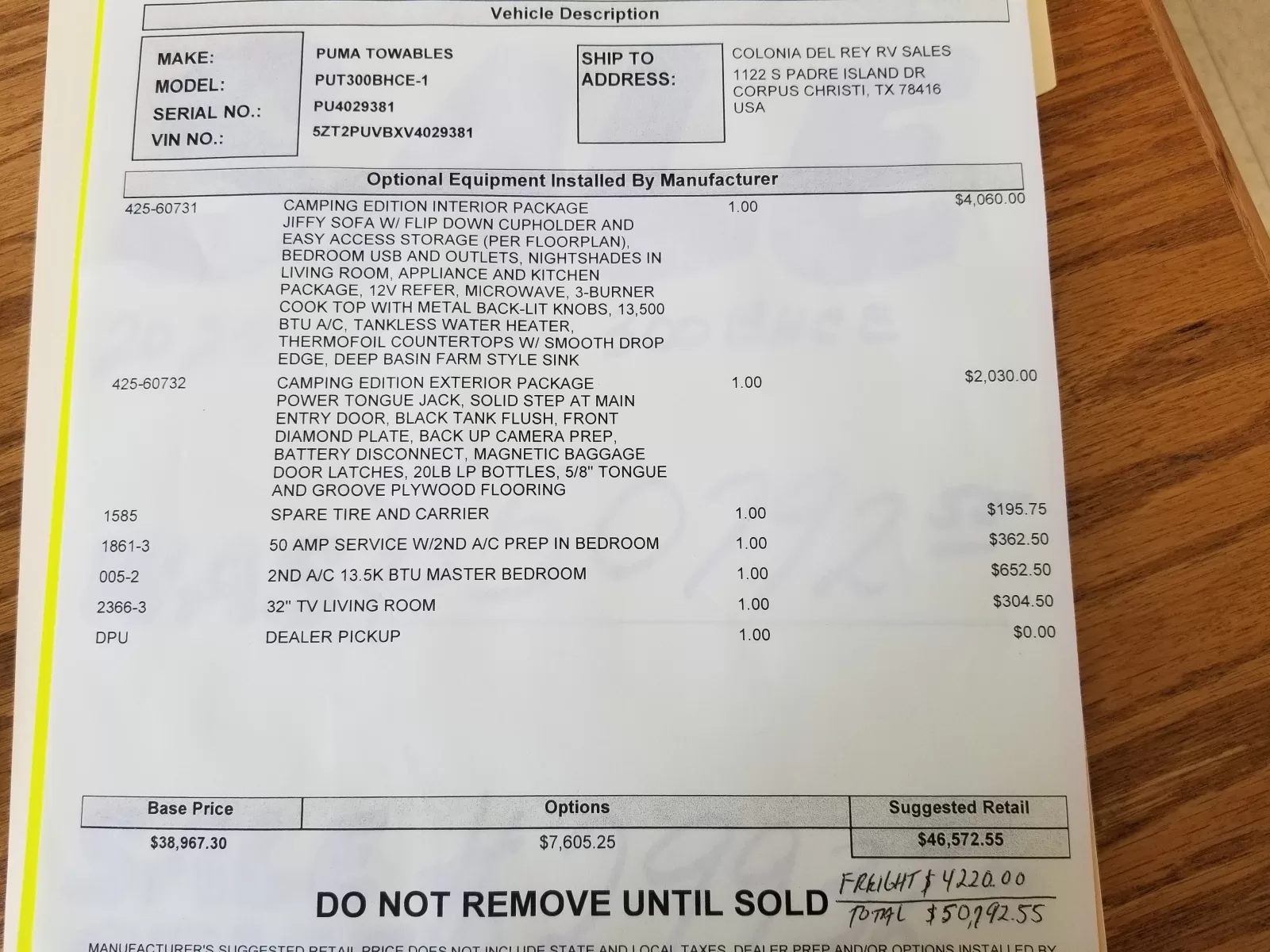 2027 Forest River 300BHCE Travel Trailer for sale at Colonia Del Rey RV in Corpus Christi, TX
