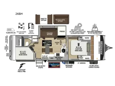 New 2027 Forest River UN-MAPPED 26BH for sale in Corpus Christi, TX